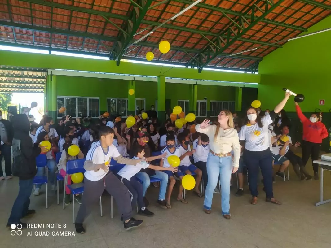 Escola Municipal Inácio Silvestre Monteiro de Caracol recebeu ação da Assistência Social da campanha Faça Bonito