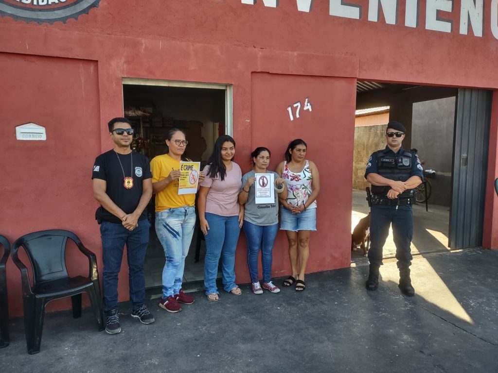 Prefeitura de Caracol e forças de segurança do município realizam campanha para coibir venda de bebidas alcóolicas a menores de idade