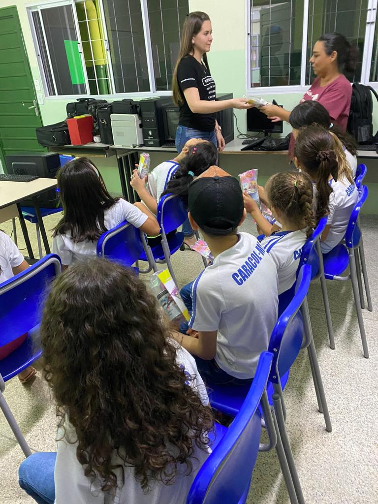 Cooperativa Sicredi realiza ação de Educação Financeira para alunos do 1º ao 5º ano em Caracol
