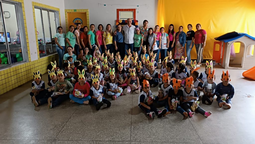 CEIM Hermito Benigno de Souza realiza ação de Páscoa com estudantes CEIM Hermito Benigno de Souza realiza ação de Páscoa com estudantes