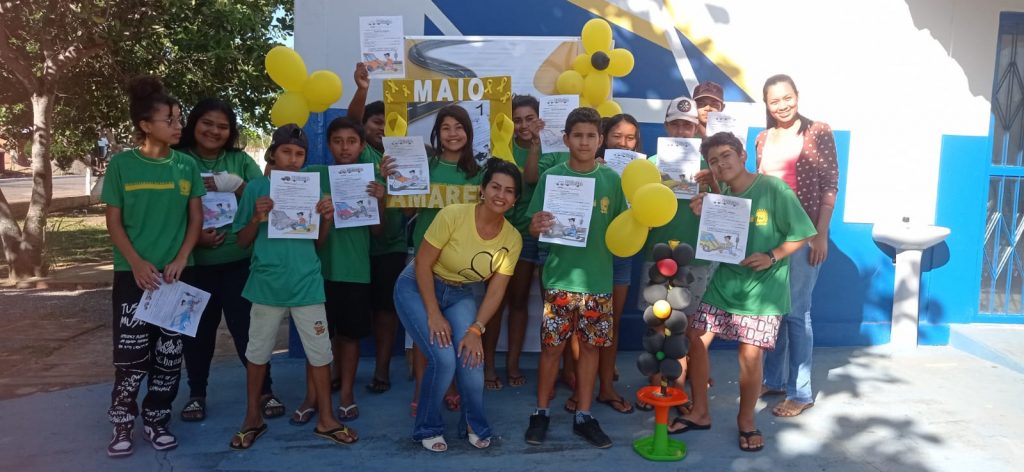 Caracol realiza ações da campanha Maio Amarelo para consciência no trânsito