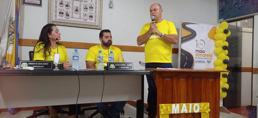 Caracol realiza ações da campanha Maio Amarelo para consciência no trânsito