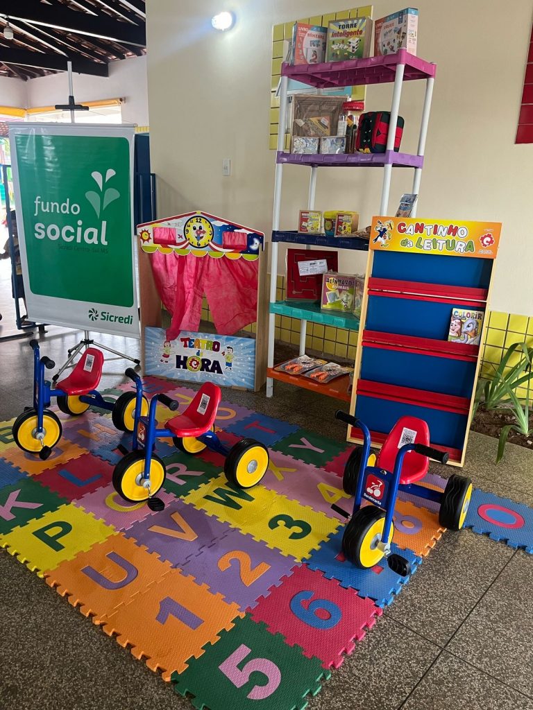 Centro de Educação Infantil Hermito Benigno de Souza recebe recursos do Fundo Social do Sicredi