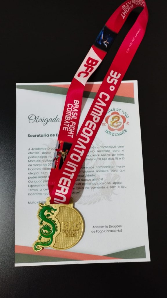 Jovem atleta de Caracol participa do 35º Campeonato Internacional Brasil Fight Combate (BFC) Jovem atleta de Caracol participa do 35º Campeonato Internacional Brasil Fight Combate (BFC)