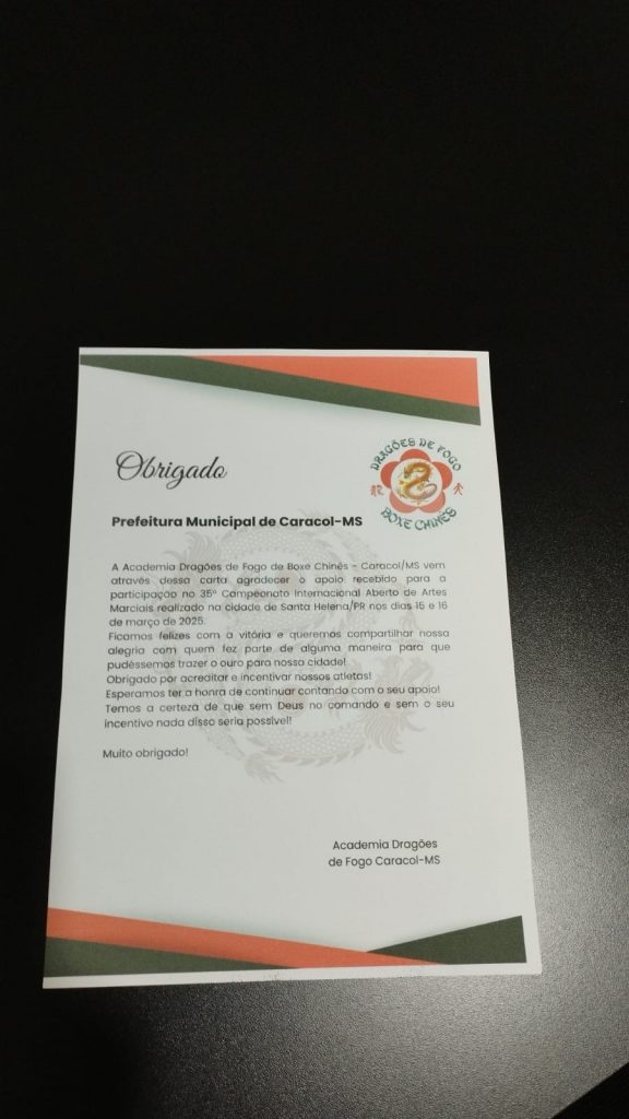 Jovem atleta de Caracol participa do 35º Campeonato Internacional Brasil Fight Combate (BFC) Jovem atleta de Caracol participa do 35º Campeonato Internacional Brasil Fight Combate (BFC)