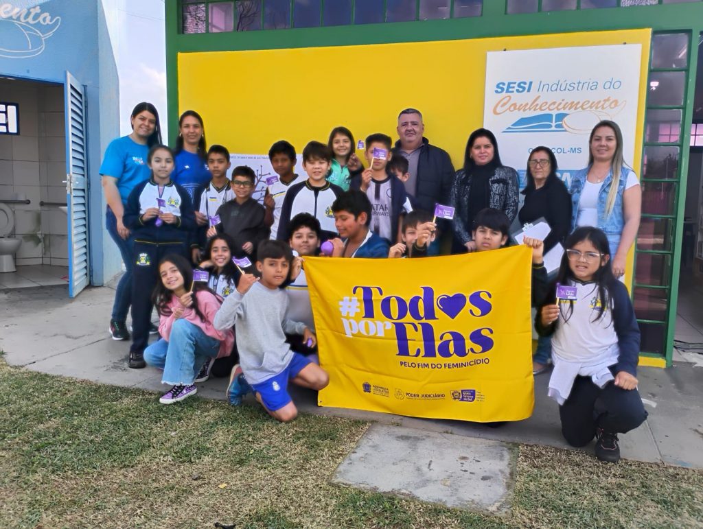 Campanha Agosto Lilás mobiliza crianças e adolescentes em Caracol
