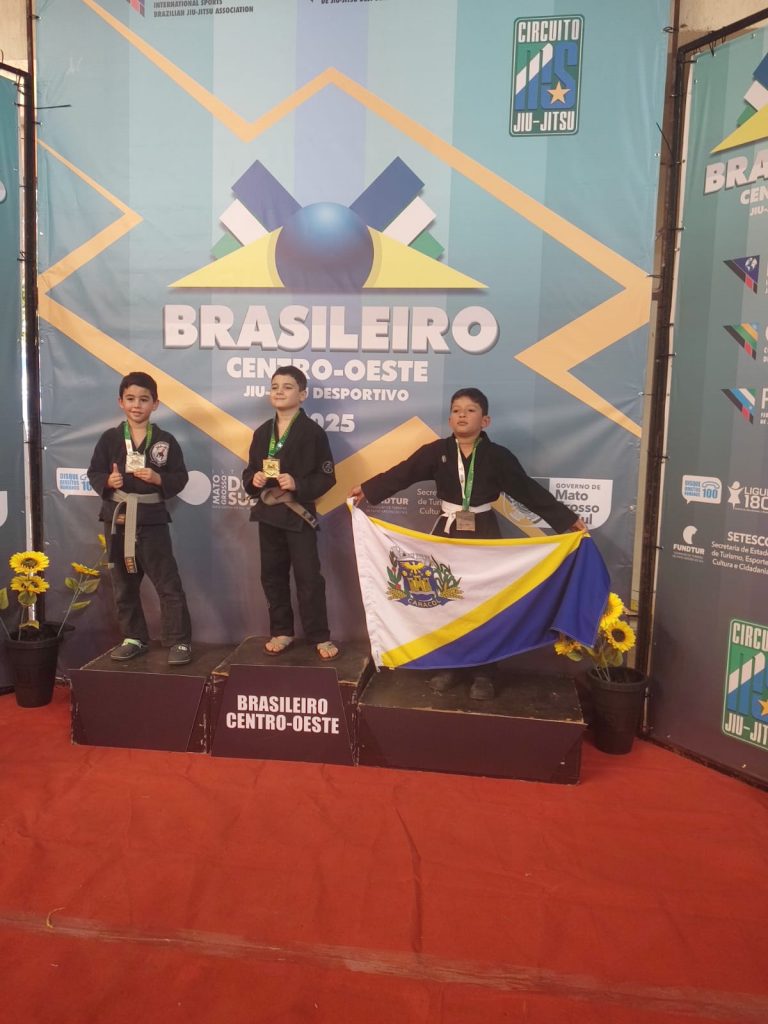 Projeto “ESPORTE +" Escola de Jiu-Jitsu conquista 11 medalhas no Campeonato Brasileiro Centro-Oeste