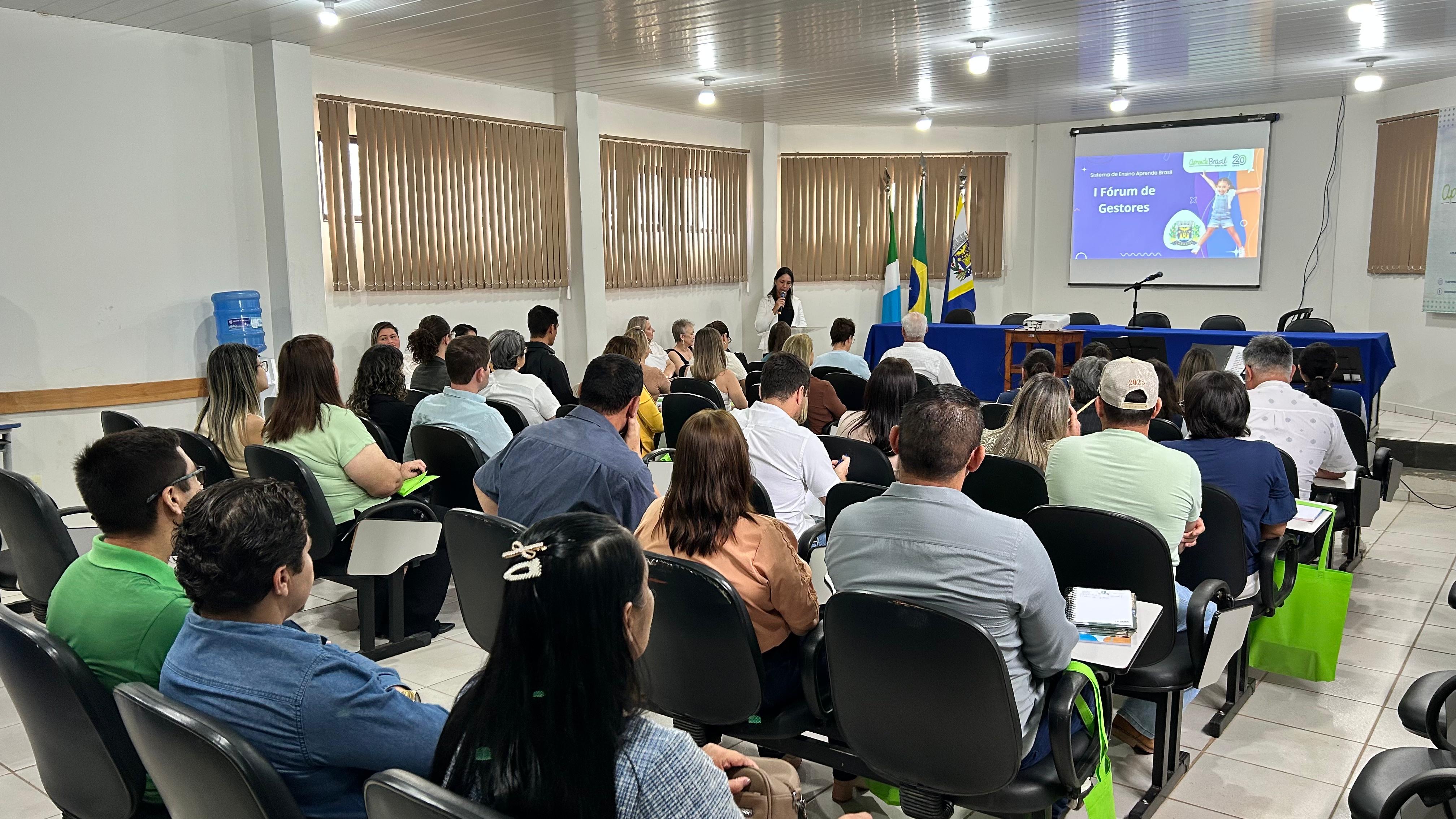 Caracol realiza Primeiro Fórum para Gestores Escolares com participação de municípios vizinhos