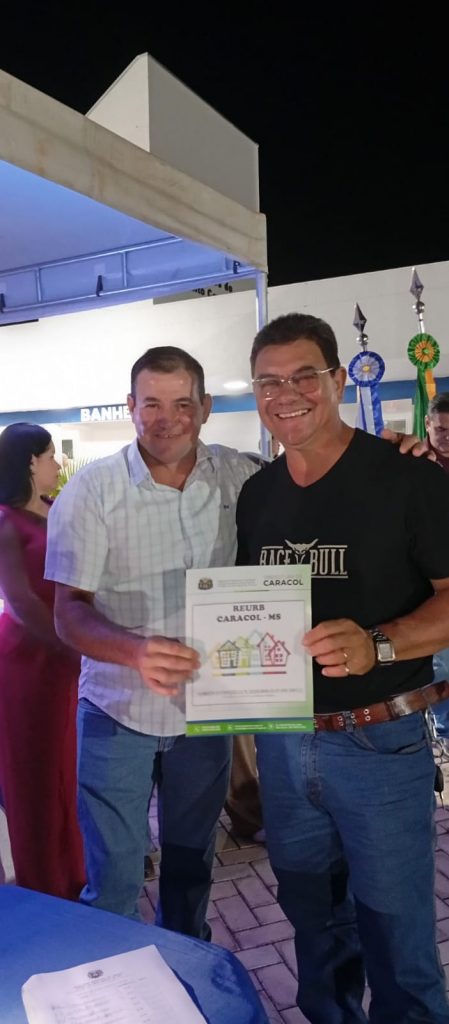 Caracol é destaque estadual em legalização urbana: já são 454 imóveis regularizados, alcançando 71%