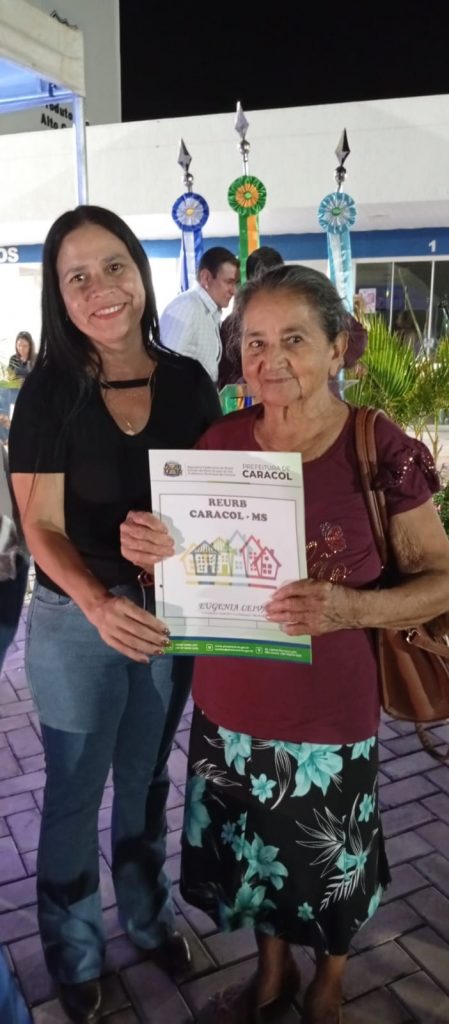 Caracol é destaque estadual em legalização urbana: já são 454 imóveis regularizados, alcançando 71%