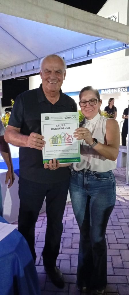 Caracol é destaque estadual em legalização urbana: já são 454 imóveis regularizados, alcançando 71%