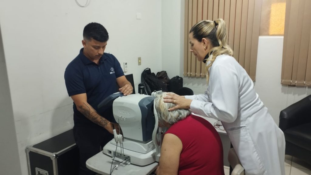Caracol participa do Projeto MS Saúde com atendimento oftalmológico
