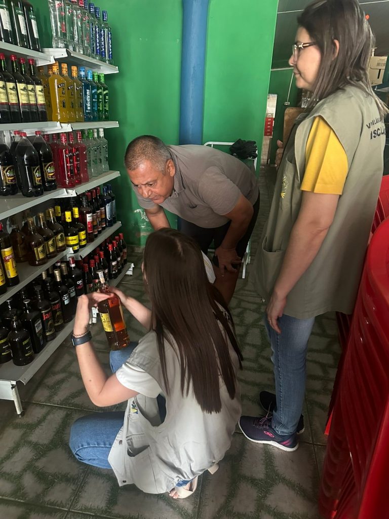 Secretaria Municipal de Saúde de Caracol realiza ações de fiscalização e orientação de combate a fraudes em bebidas
