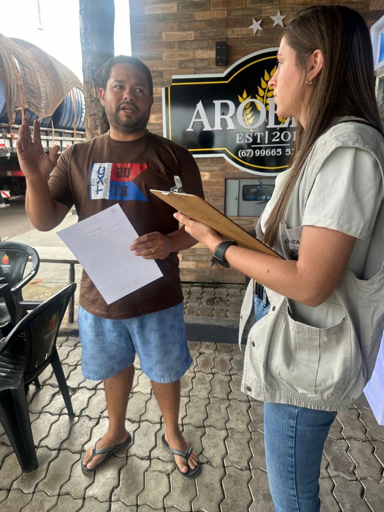 Secretaria Municipal de Saúde de Caracol realiza ações de fiscalização e orientação de combate a fraudes em bebidas