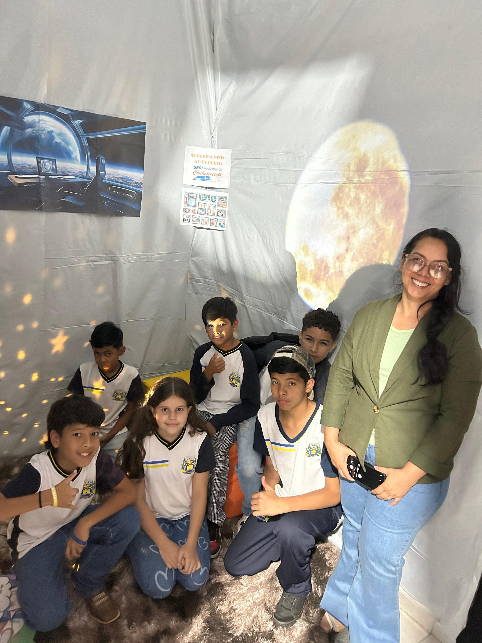 Projeto Planetário SESI encanta estudantes e comunidade em Caracol