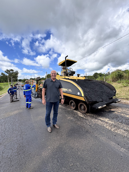 Caracol recebe novos recursos do senador Nelsinho Trad para recapeamento de ruas