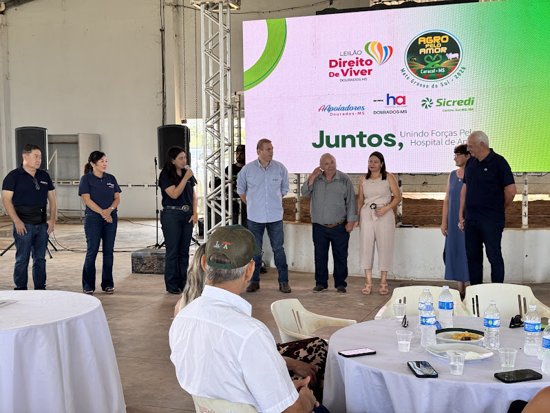 Evento marca preparativos para o Leilão Agro pelo Amor em apoio ao Hospital do Amor de Dourados Evento marca preparativos para o Leilão Agro pelo Amor em apoio ao Hospital do Amor de Dourados