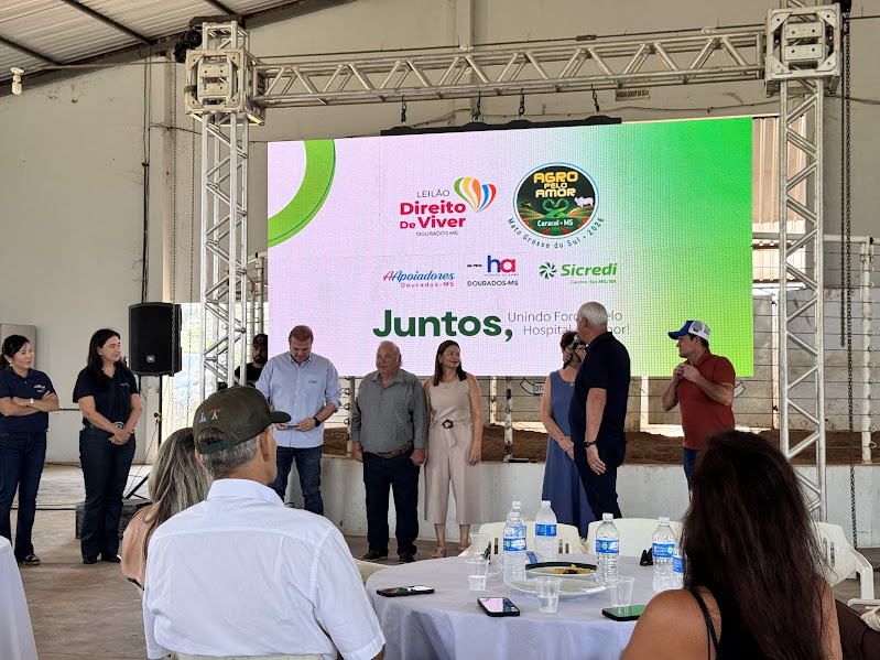 Evento marca preparativos para o Leilão Agro pelo Amor em apoio ao Hospital do Amor de Dourados Evento marca preparativos para o Leilão Agro pelo Amor em apoio ao Hospital do Amor de Dourados