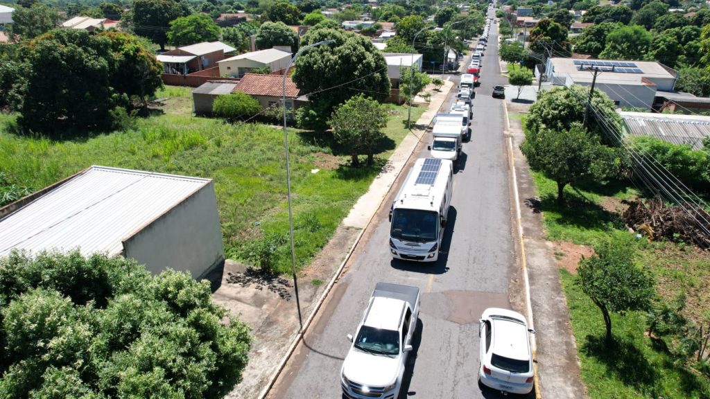 Caravana Motorhome Bioceânica é sucesso de interação e socialização em Caracol