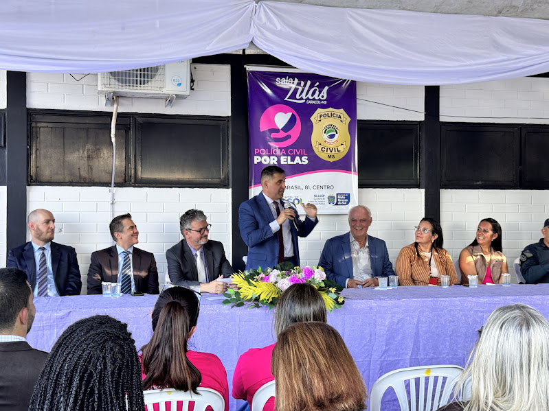 Polícia Civil de MS e Prefeitura de Caracol inauguram a 60ª Sala Lilás no Estado