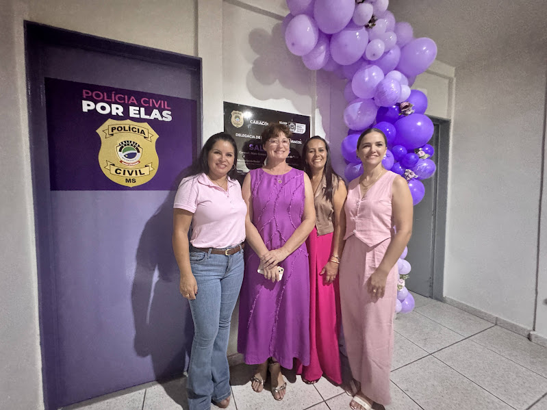 Polícia Civil de MS e Prefeitura de Caracol inauguram a 60ª Sala Lilás no Estado