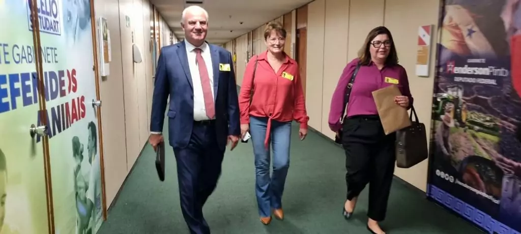 Direto de Brasília, Prefeito Carlos Humberto Pagliosa inicia maratona de audiência com autoridades