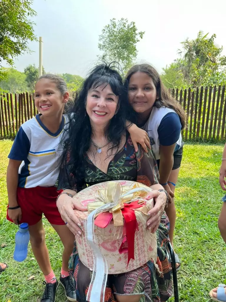 Escritora Sul-Mato-Grossense Sandra Andrade participa de Contação de Histórias com alunos da rede municipal de Caracol