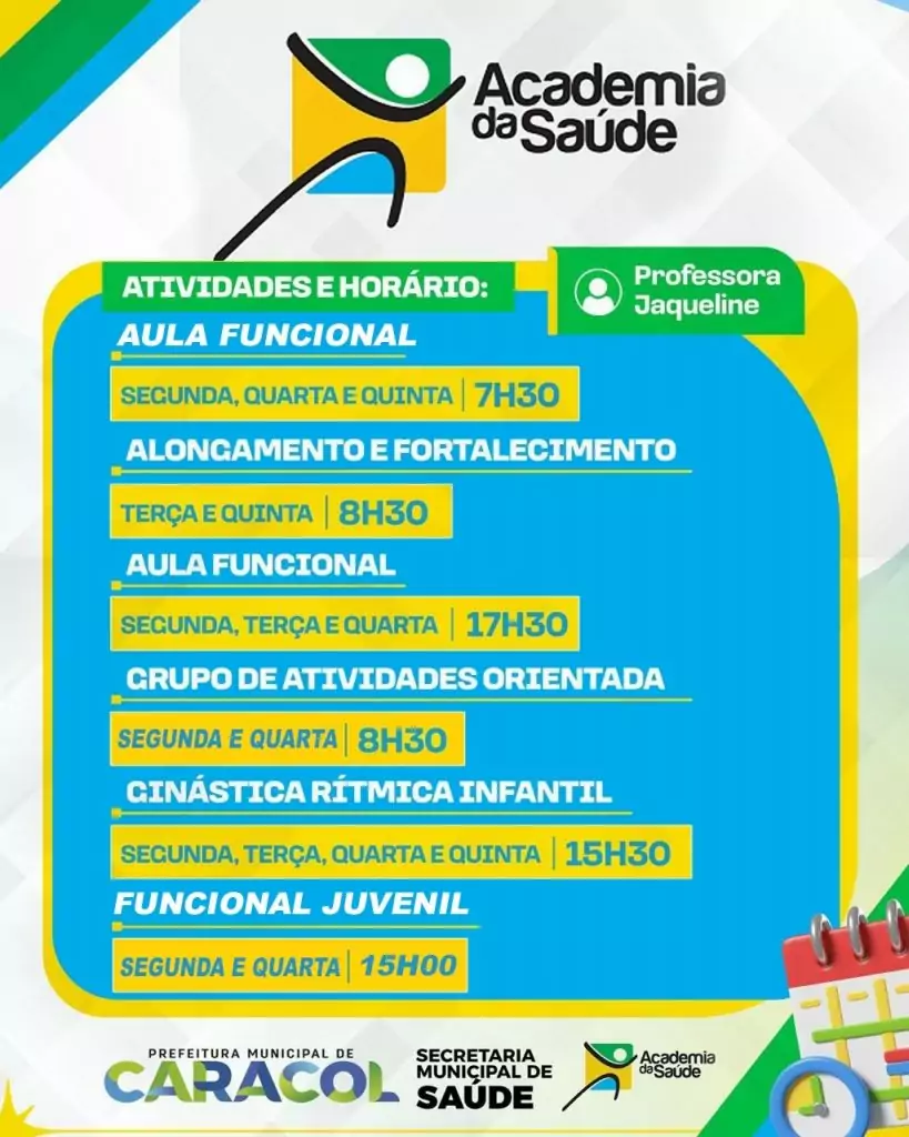 Academia da Saúde de Caracol oferece atividades físicas para todas as idades