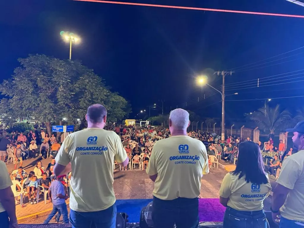 Prefeito Neco Pagliosa comemora sucesso da programao dos 60 anos de Caracol