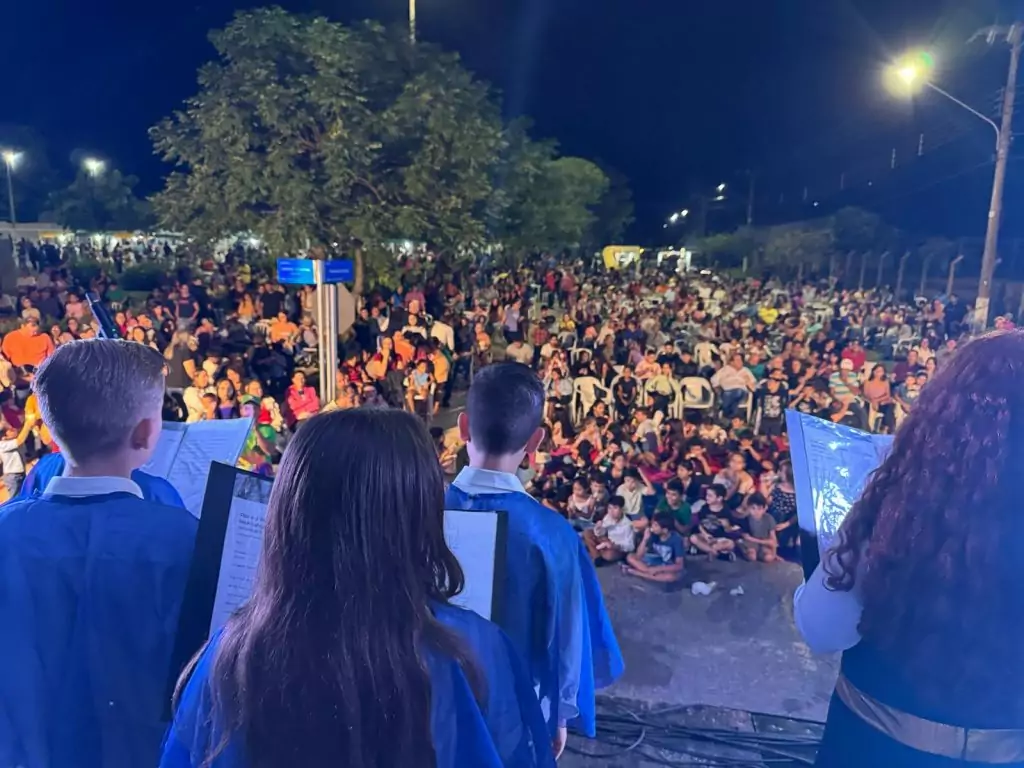 Prefeito Neco Pagliosa comemora sucesso da programao dos 60 anos de Caracol