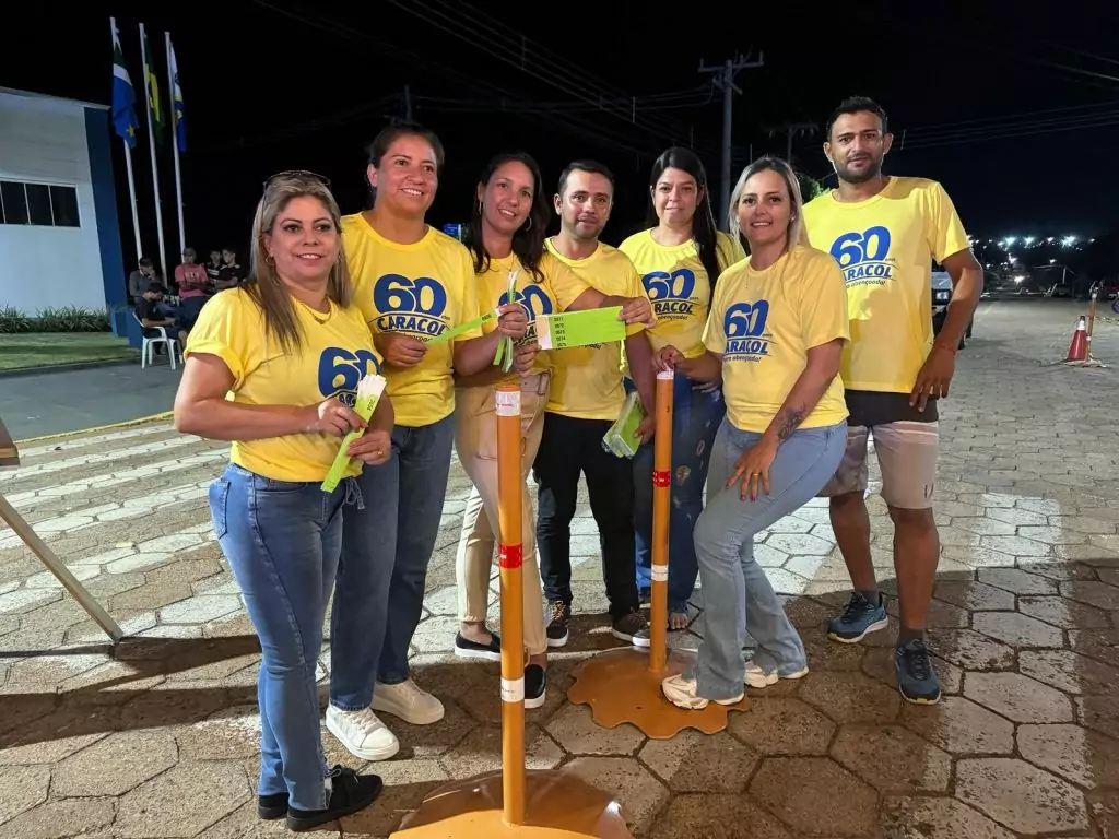 Prefeito Neco Pagliosa comemora sucesso da programao dos 60 anos de Caracol