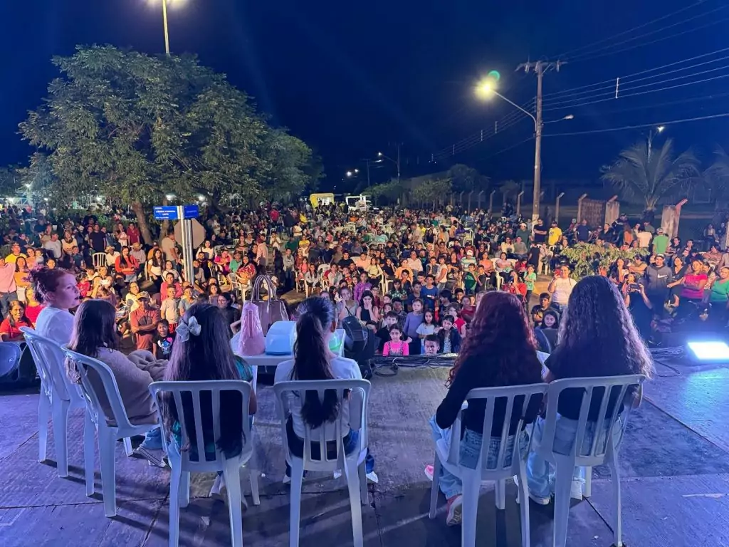 Prefeito Neco Pagliosa comemora sucesso da programao dos 60 anos de Caracol