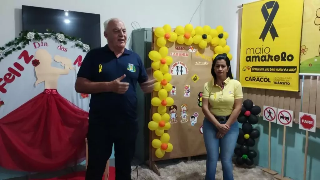 Campanha “Maio Amarelo & Maio Laranja” mobiliza equipes em Caracol com foco na conscientização e proteção à vida Campanha “Maio Amarelo & Maio Laranja” mobiliza equipes em Caracol com foco na conscientização e proteção à vida