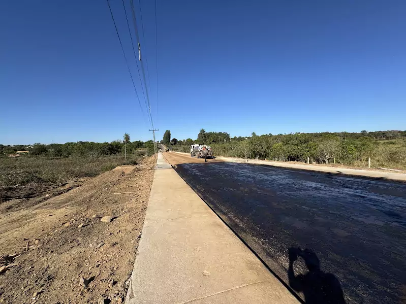 Caracol realiza seu primeiro asfalto rural e inicia um novo ciclo de desenvolvimento