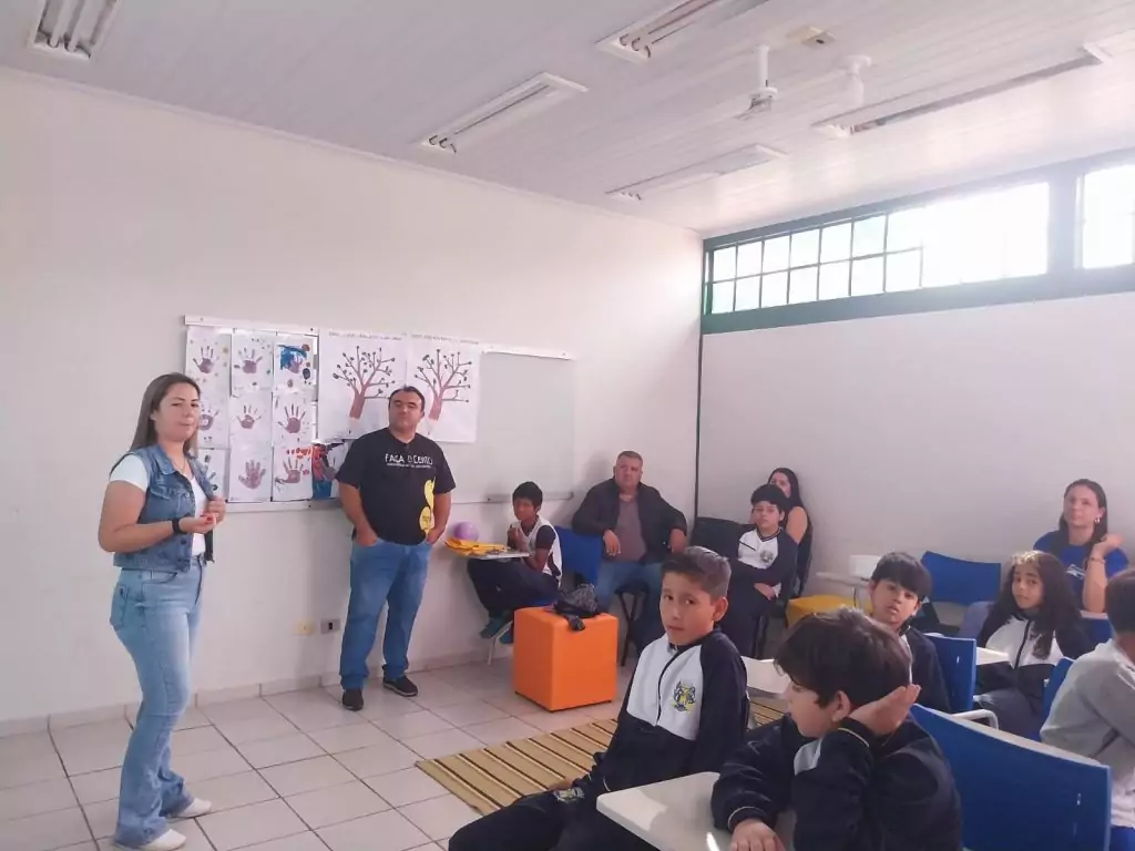 Campanha Agosto Lilás mobiliza crianças e adolescentes em Caracol Campanha Agosto Lilás mobiliza crianças e adolescentes em Caracol