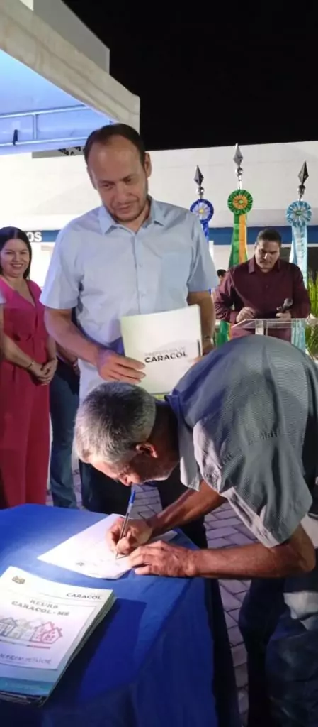 Caracol é destaque estadual em legalização urbana: já são 454 imóveis regularizados, alcançando 71%