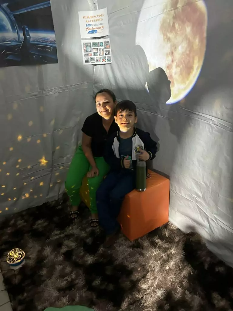 Projeto Planetário SESI encanta estudantes e comunidade em Caracol