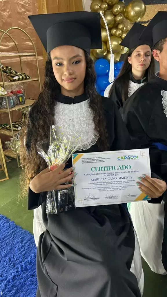 Formatura do 9º ano da Escola João José Leite da Silva marca encerramento de ciclo em Caracol
