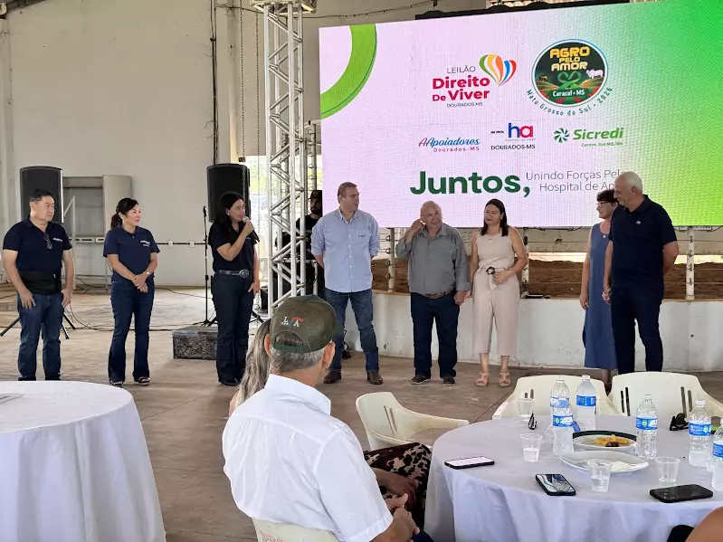 Evento marca preparativos para o Leilão Agro pelo Amor em apoio ao Hospital do Amor de Dourados Evento marca preparativos para o Leilão Agro pelo Amor em apoio ao Hospital do Amor de Dourados