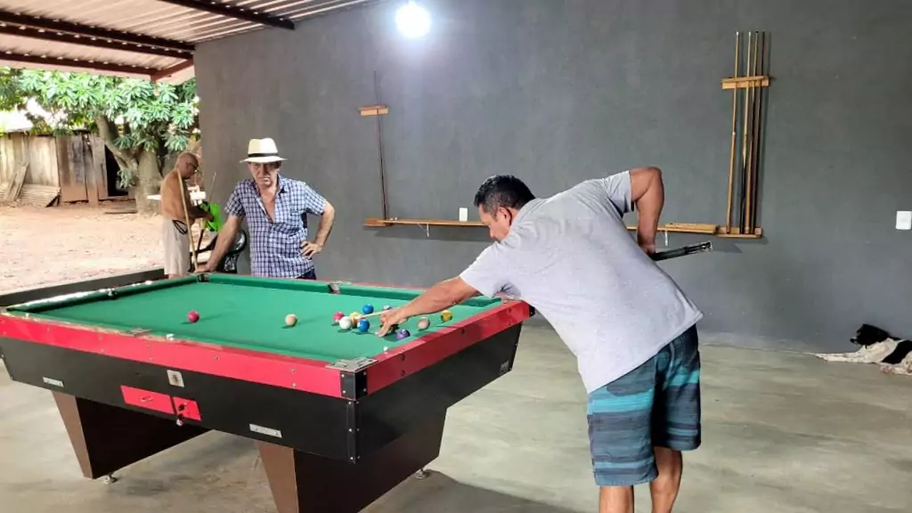 Caracol realiza seletiva municipal de sinuca para os Jogos da Melhor Idade