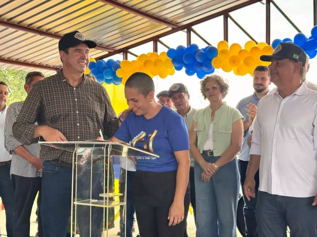 Prefeito Neco e governador Riedel comemoram mais de R$ 51 milhões em investimentos em Caracol