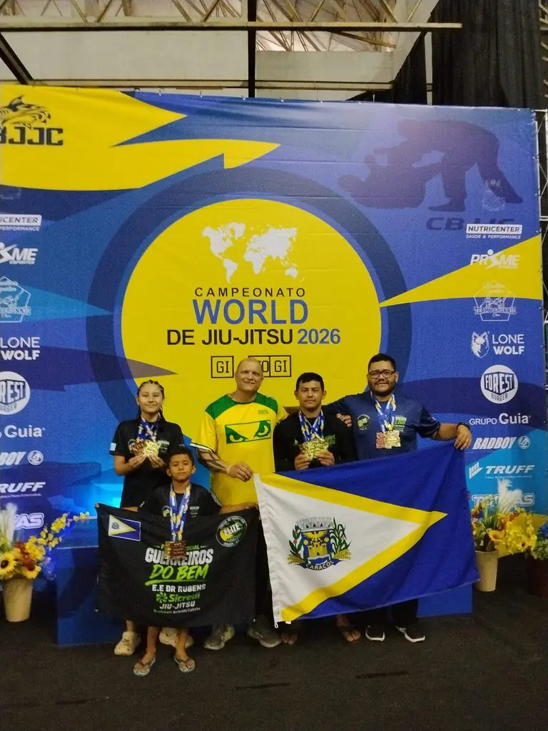 Atletas de Caracol conquistam 10 medalhas em Mundial de Jiu-Jitsu em Santa Catarina