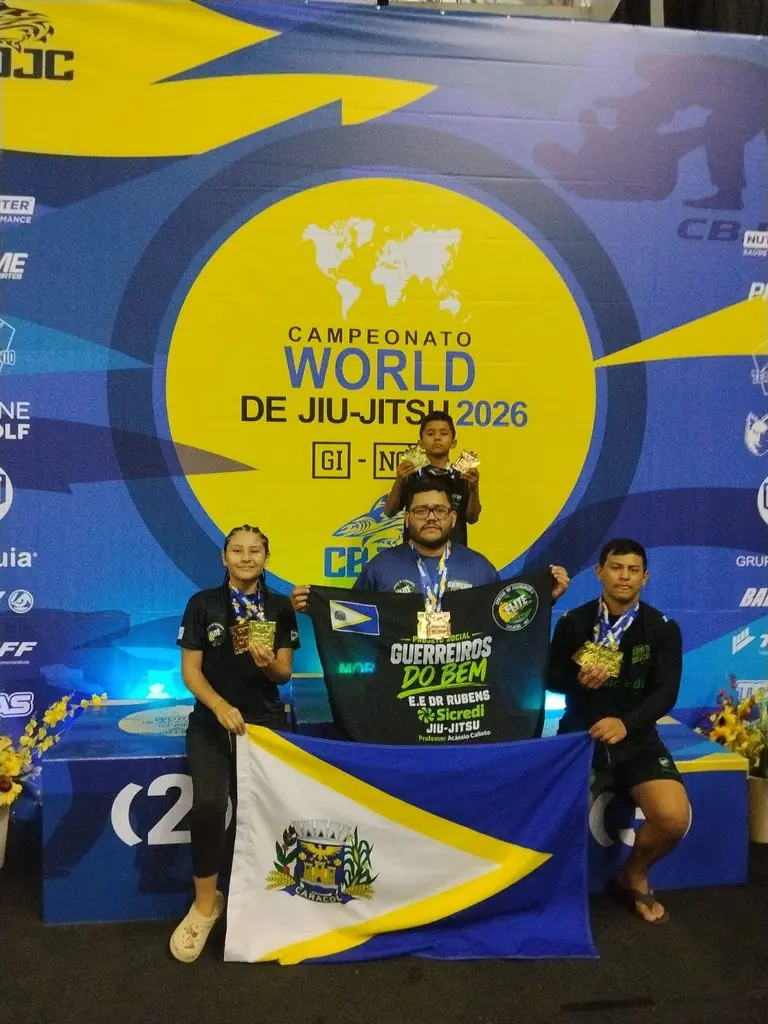 Atletas de Caracol conquistam 10 medalhas em Mundial de Jiu-Jitsu em Santa Catarina